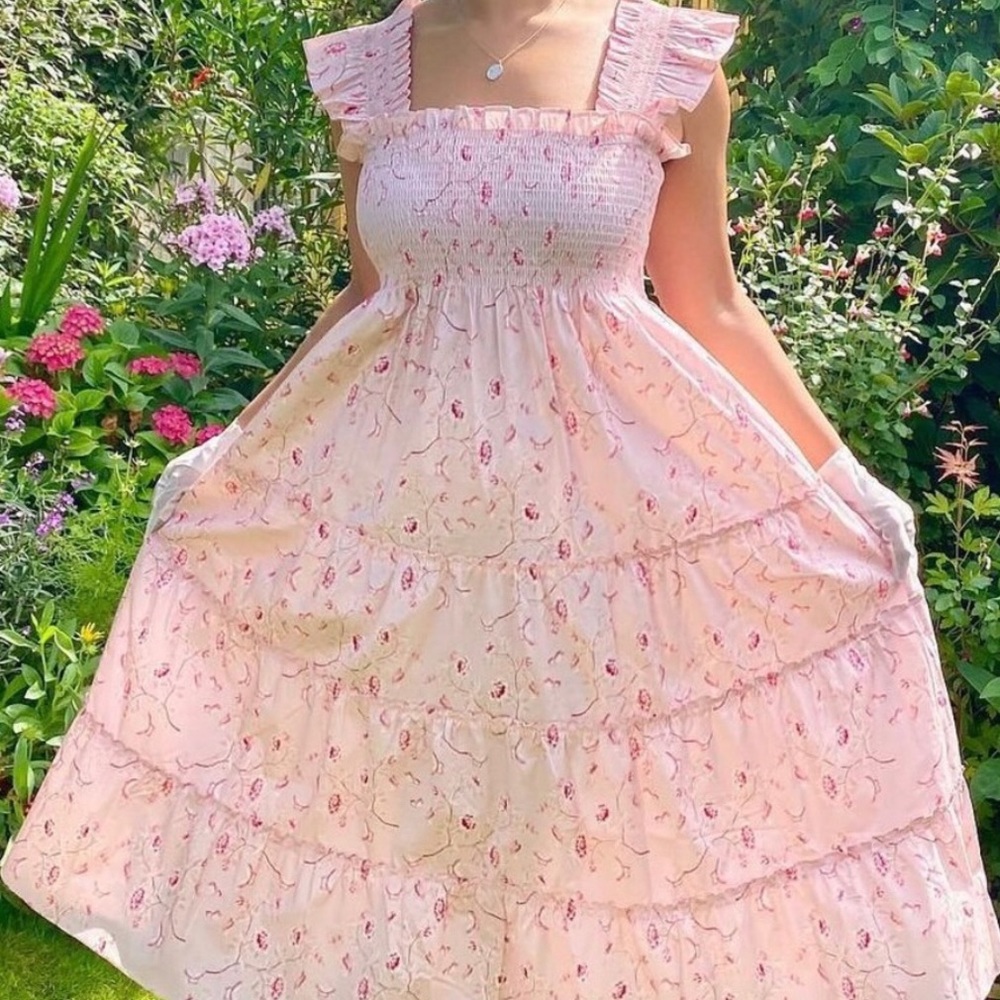 Hill House Home x Bridgerton Pink Ellie Dress